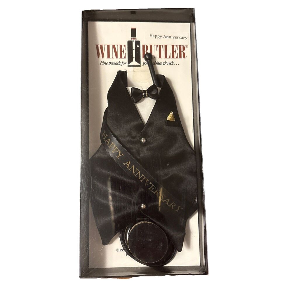 Wine Butler Fine Threads For Your Whites And Reds Anniversary Best And Hat